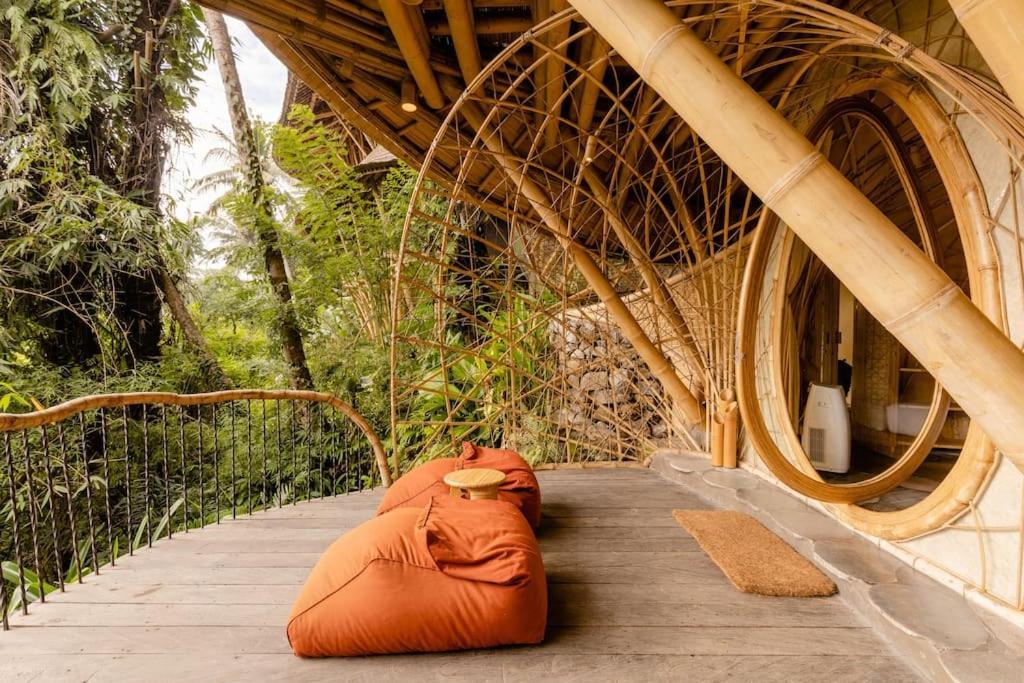 Aura House 2Bds Eco Bamboo House, Pool, River View Bringkit Dış mekan fotoğraf