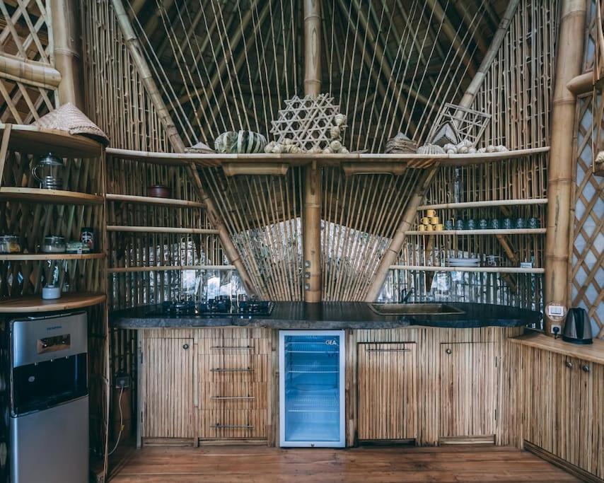Aura House 2Bds Eco Bamboo House, Pool, River View Bringkit Dış mekan fotoğraf